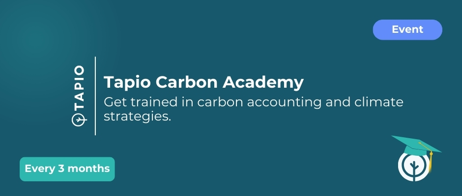 Training | Tapio Carbon Academy